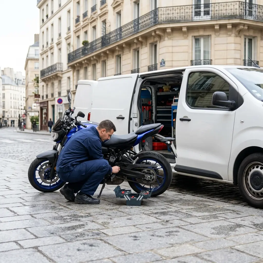 Besoin d'un dépannage moto urgent à Paris 4 ?