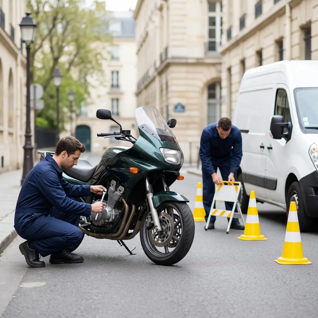 Dépannage moto Paris 4 (75004)