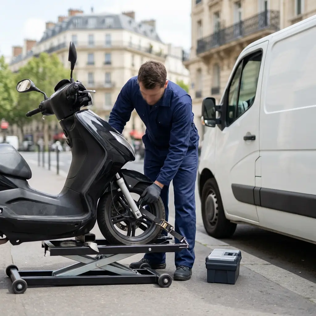 Dépannage moto Paris 7 (75007)
