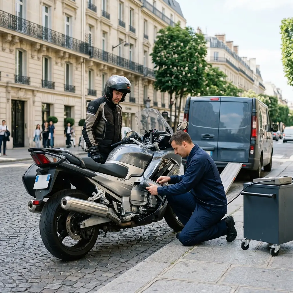 Comment se déroule l'intervention à Paris 8e ?