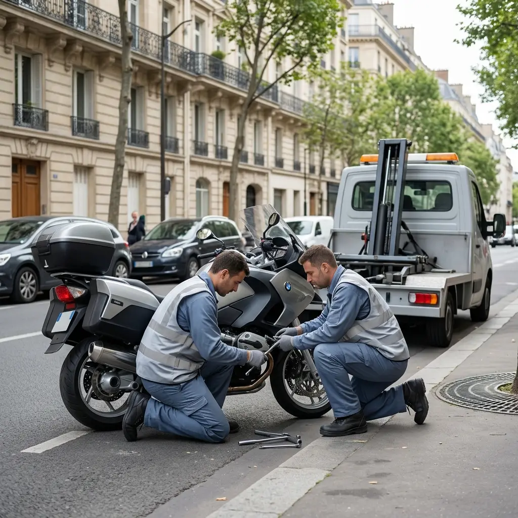 Dépannage moto Paris 9 (75009)