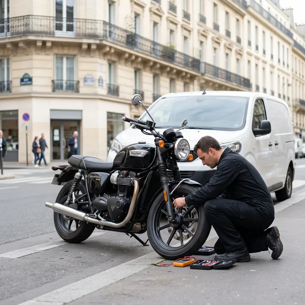 Dépannage moto Paris 10 (75010)