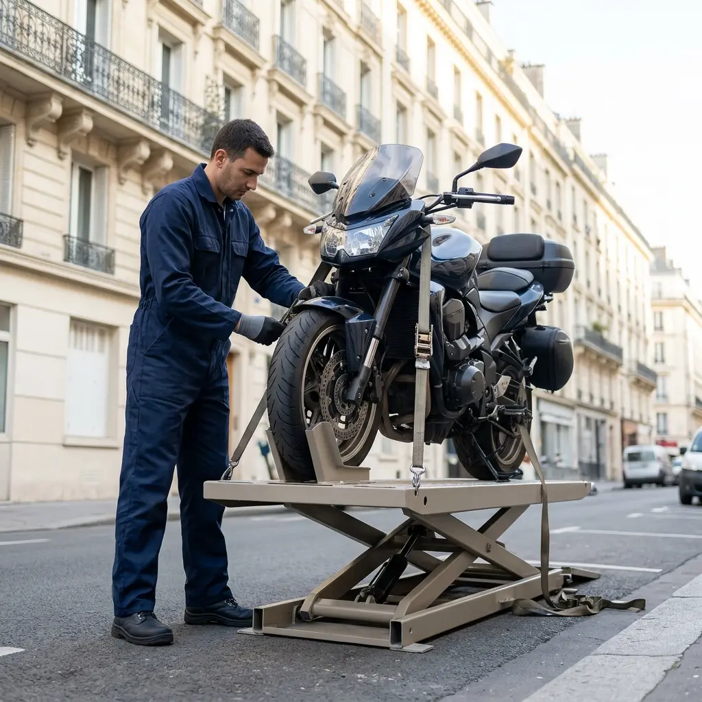 Notre méthode de dépannage moto à Paris 11e