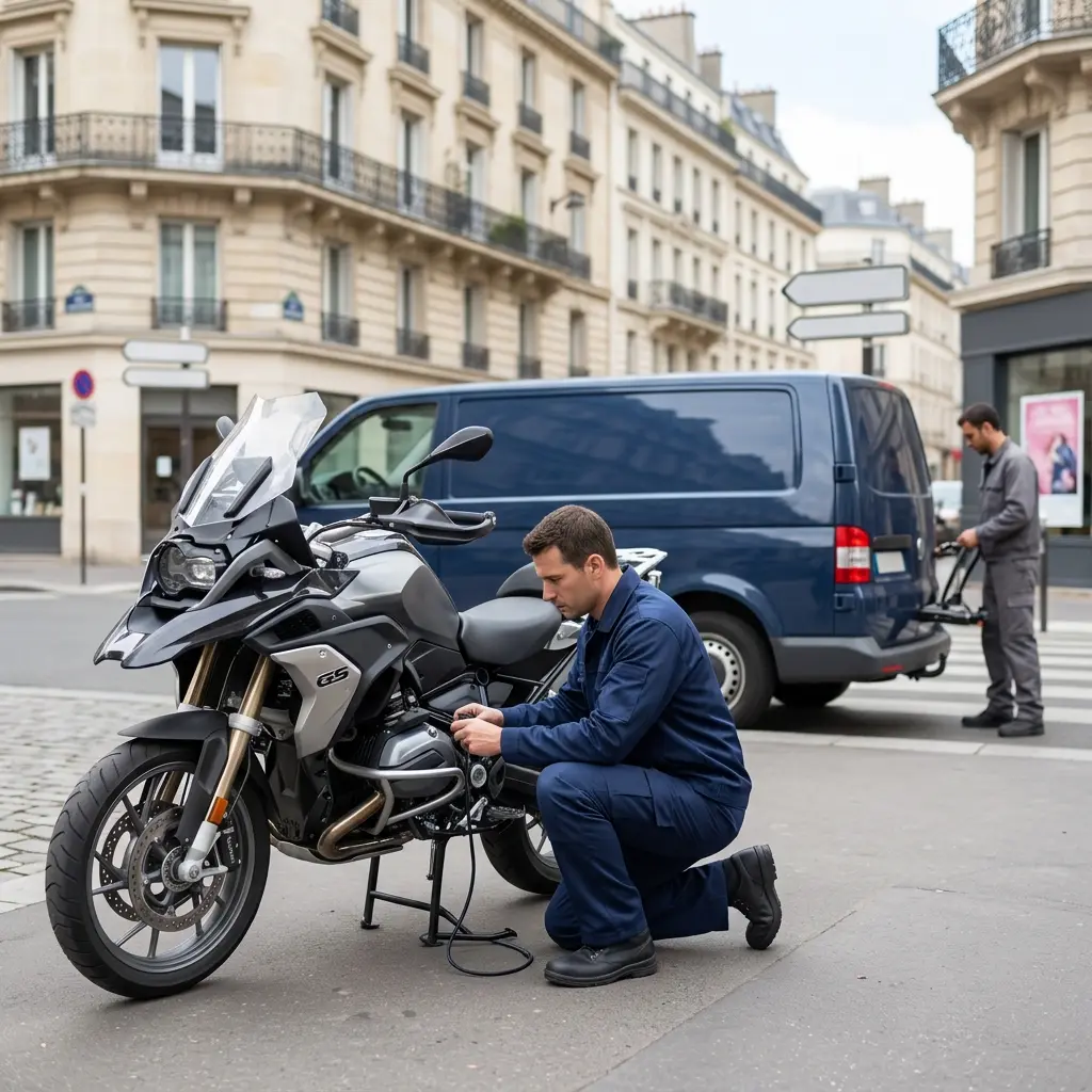Dépannage moto Paris 13 (75013)