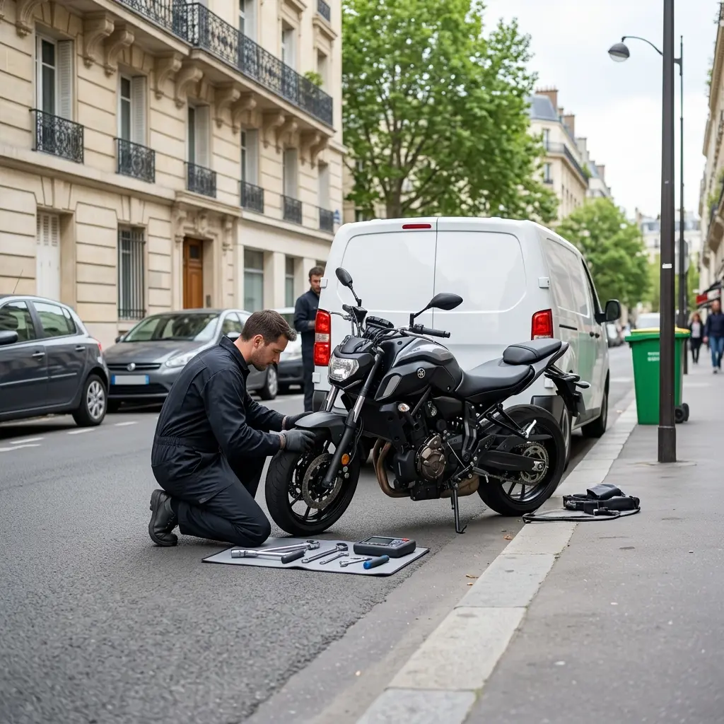 Comment réagir face à une panne de moto à Paris 14e ?