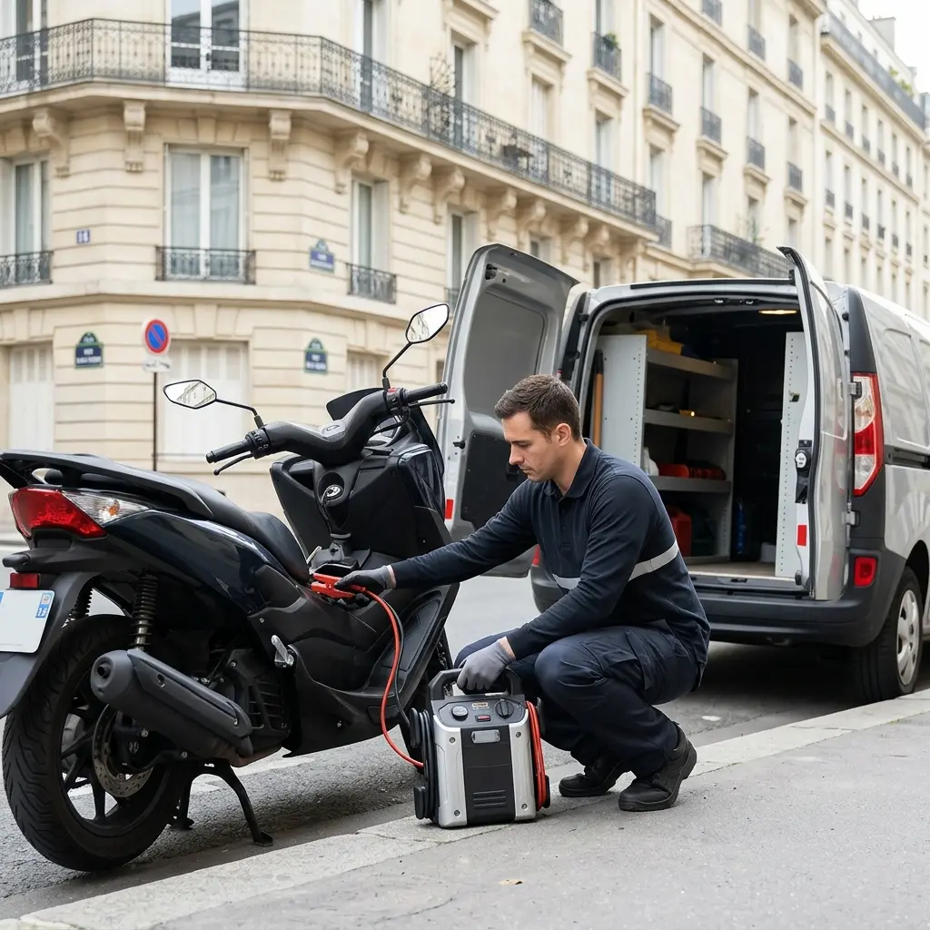 Dépannage moto Paris 14 (75014)