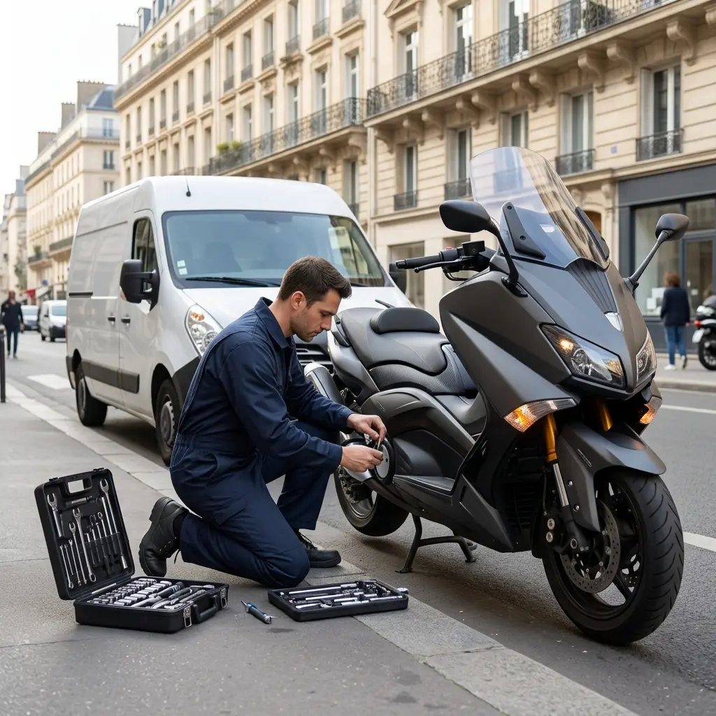 Dépannage moto Paris 15 (75015)