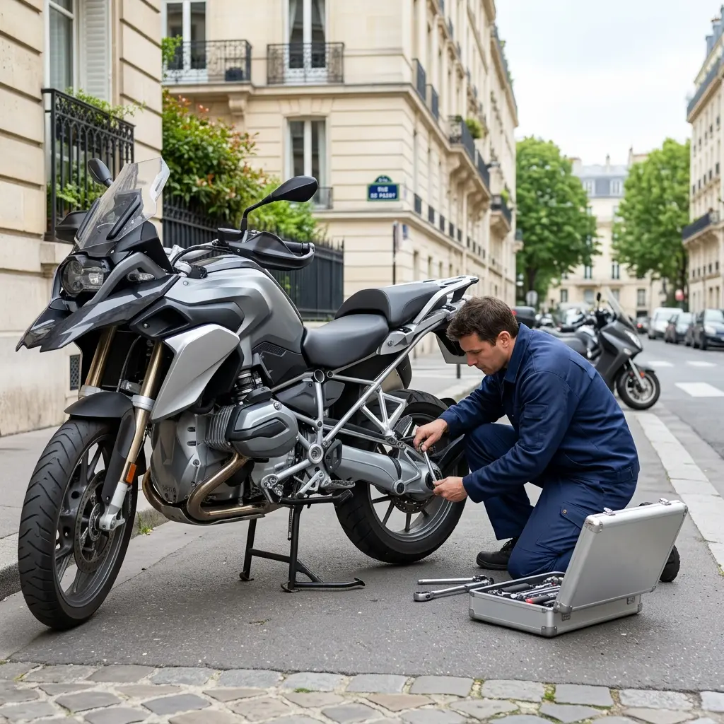 Notre méthode de dépannage moto à Paris 16