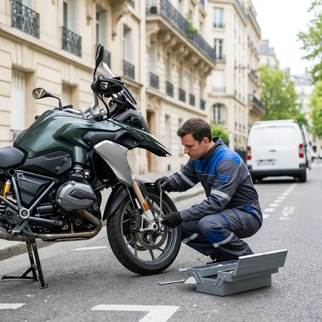Dépannage moto Paris 16 (75016)