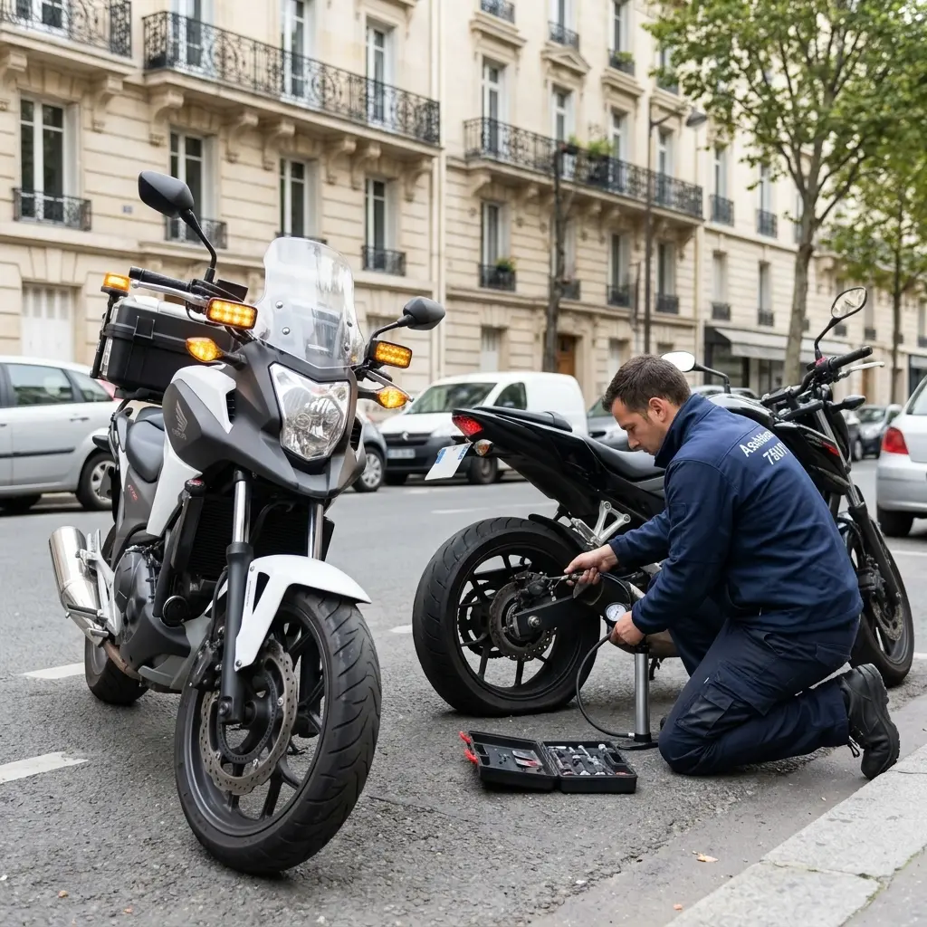 Besoin d'un dépannage moto urgent à Paris 17e ?