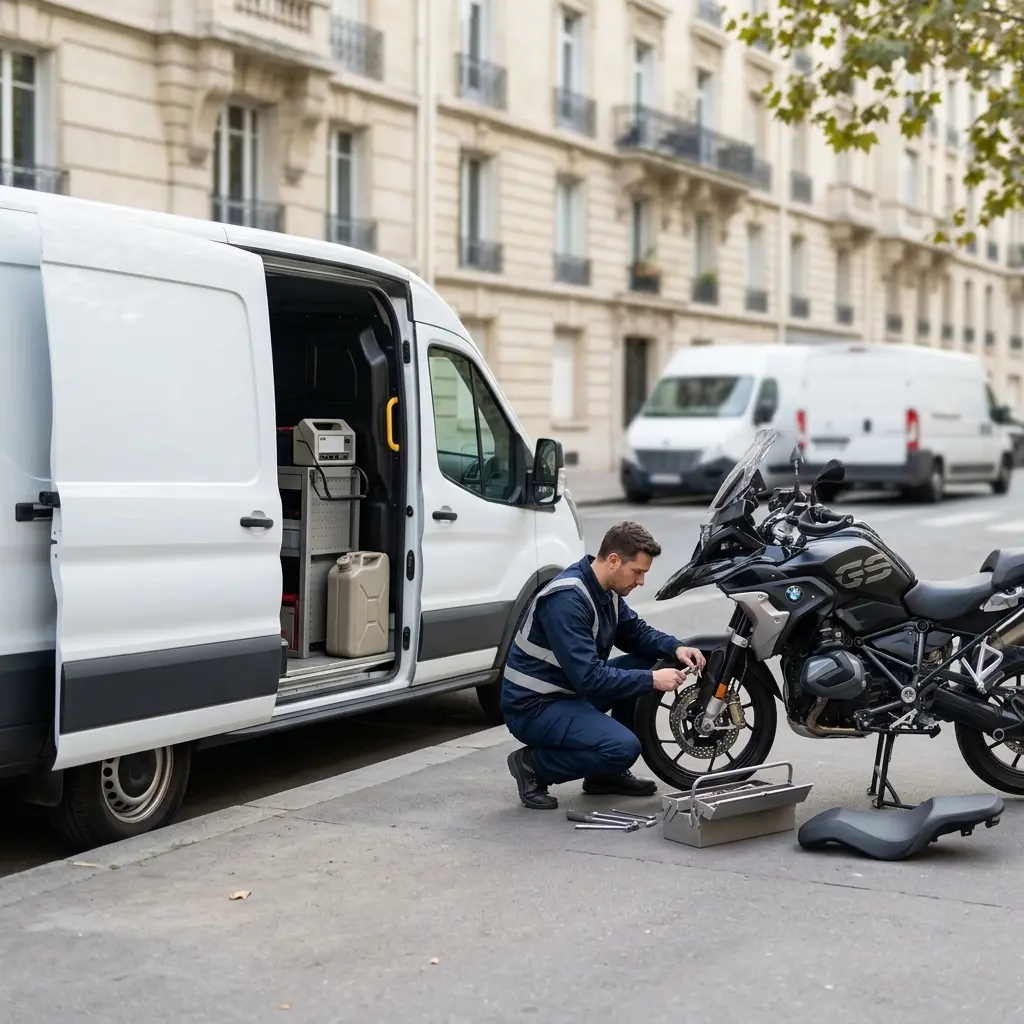 Dépannage moto Paris 17 (75017)