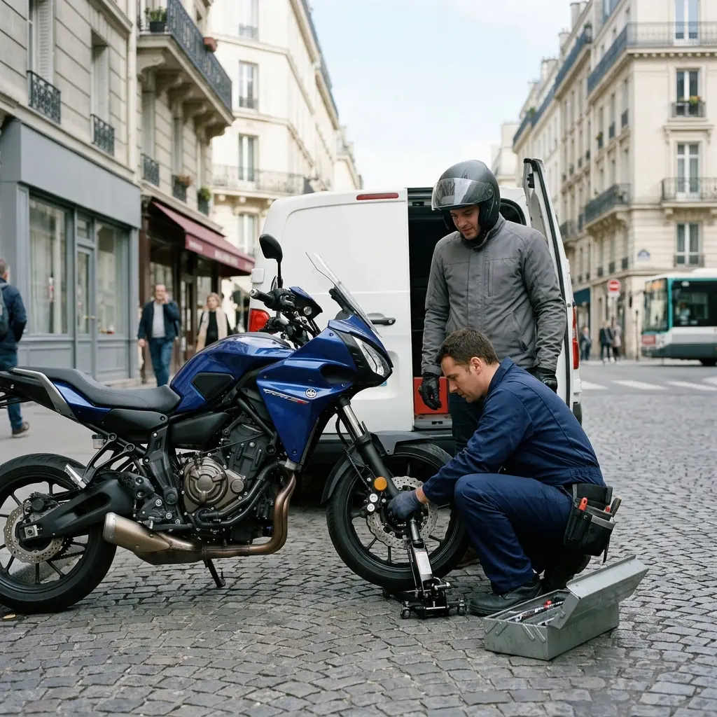 Une assistance moto sereine et professionnelle