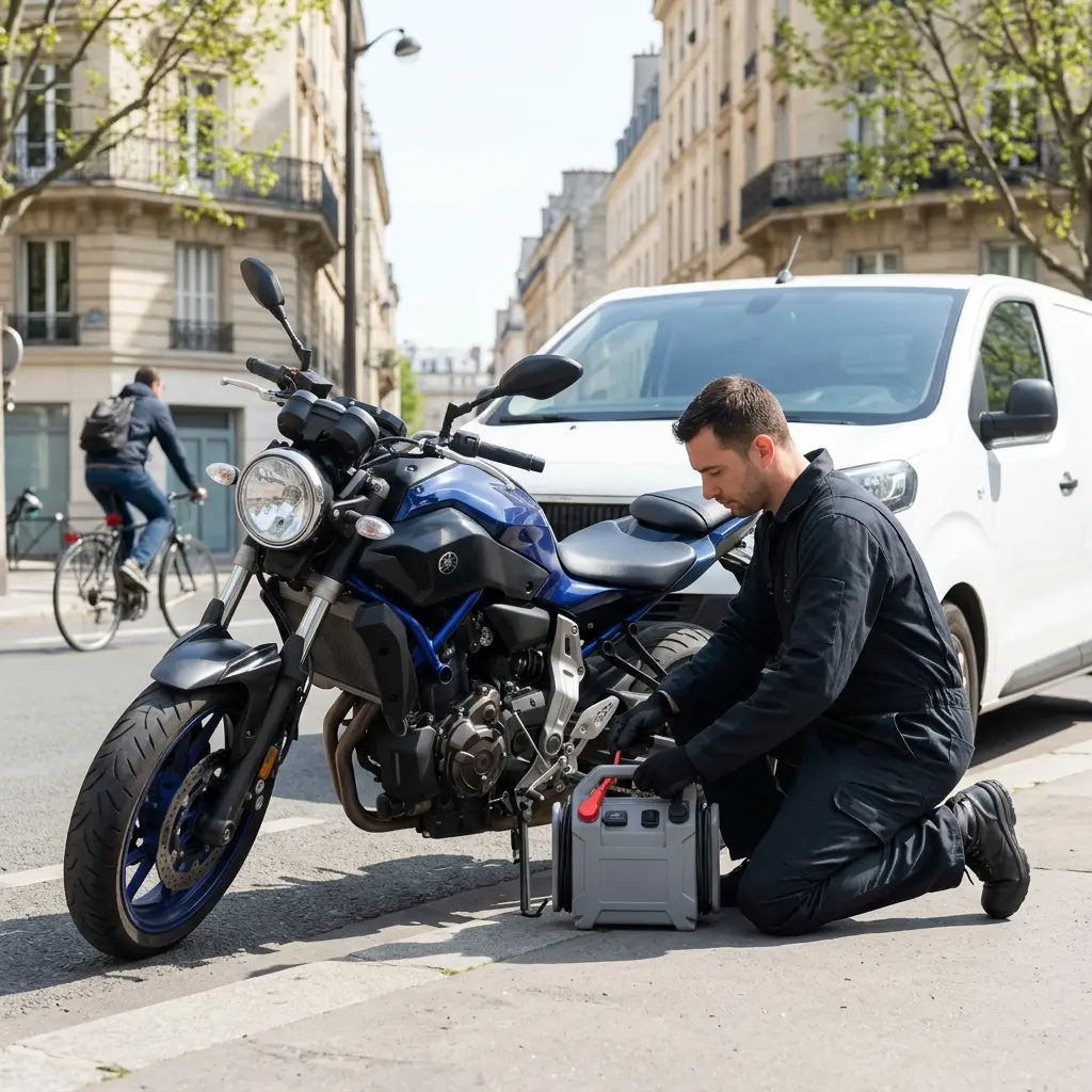 Dépannage moto Paris 19 (75019)