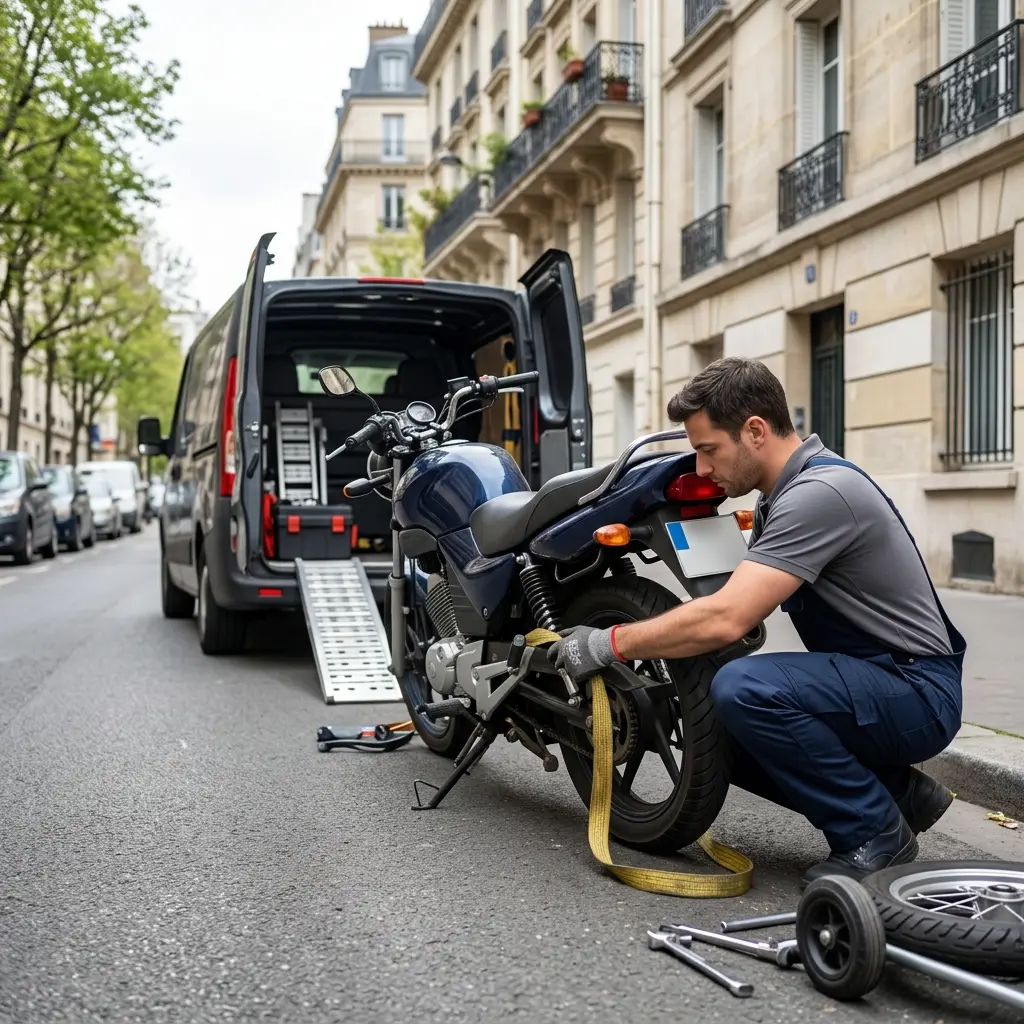 Une prise en charge technique et sécurisée sur place