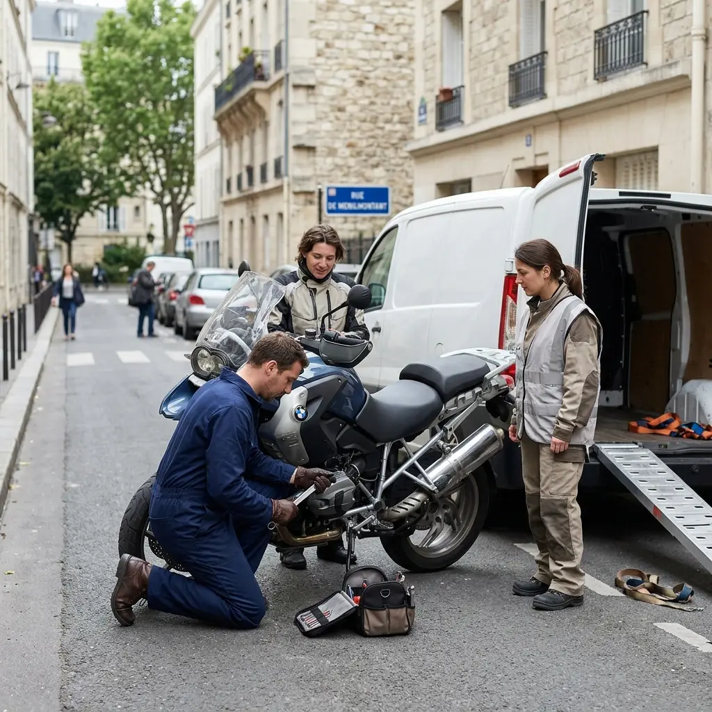 Une assistance moto professionnelle et transparente