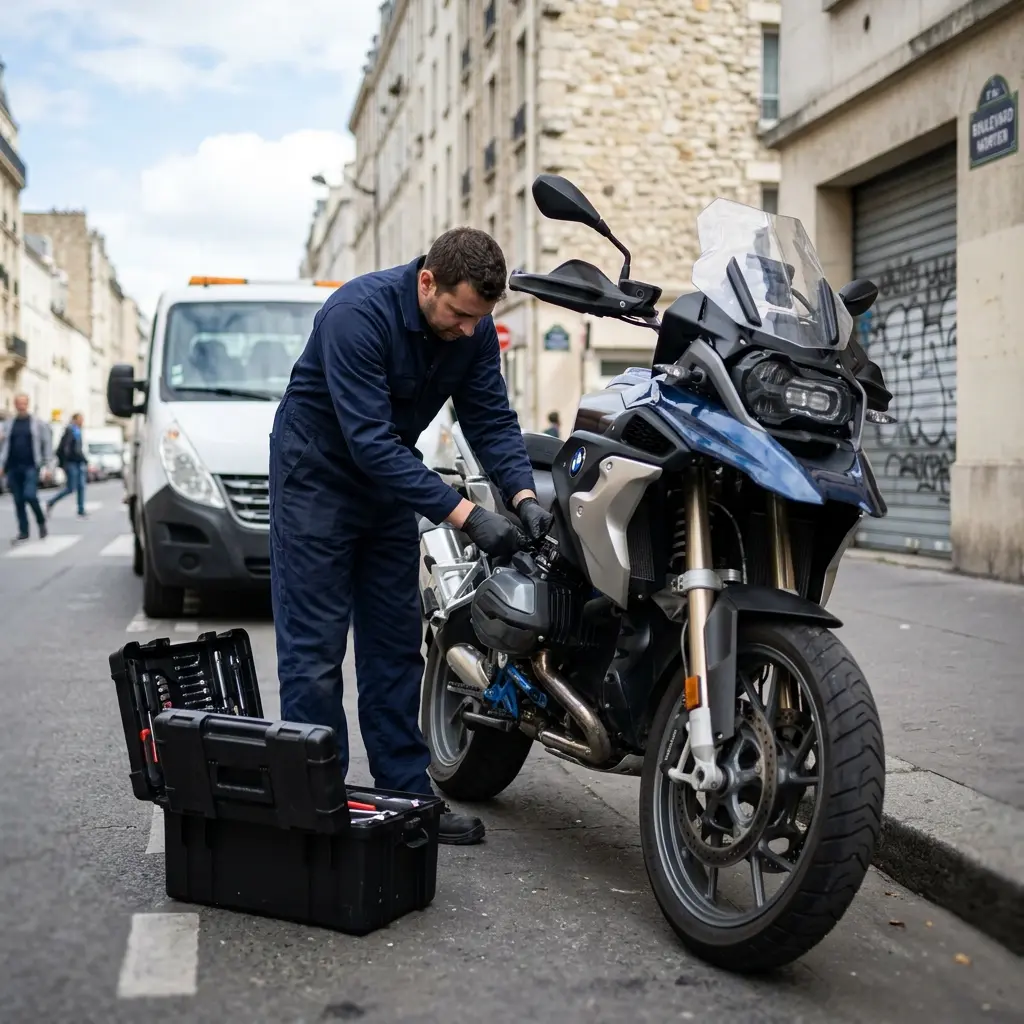 Besoin d'un dépannage moto rapide à Paris 20 ?