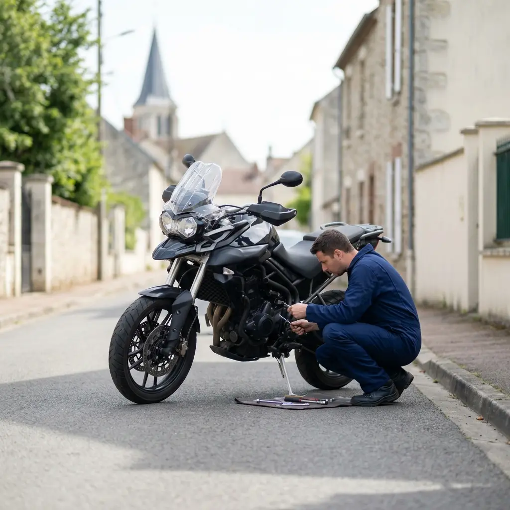 Notre méthode d'intervention pour votre dépannage moto à Coulommiers