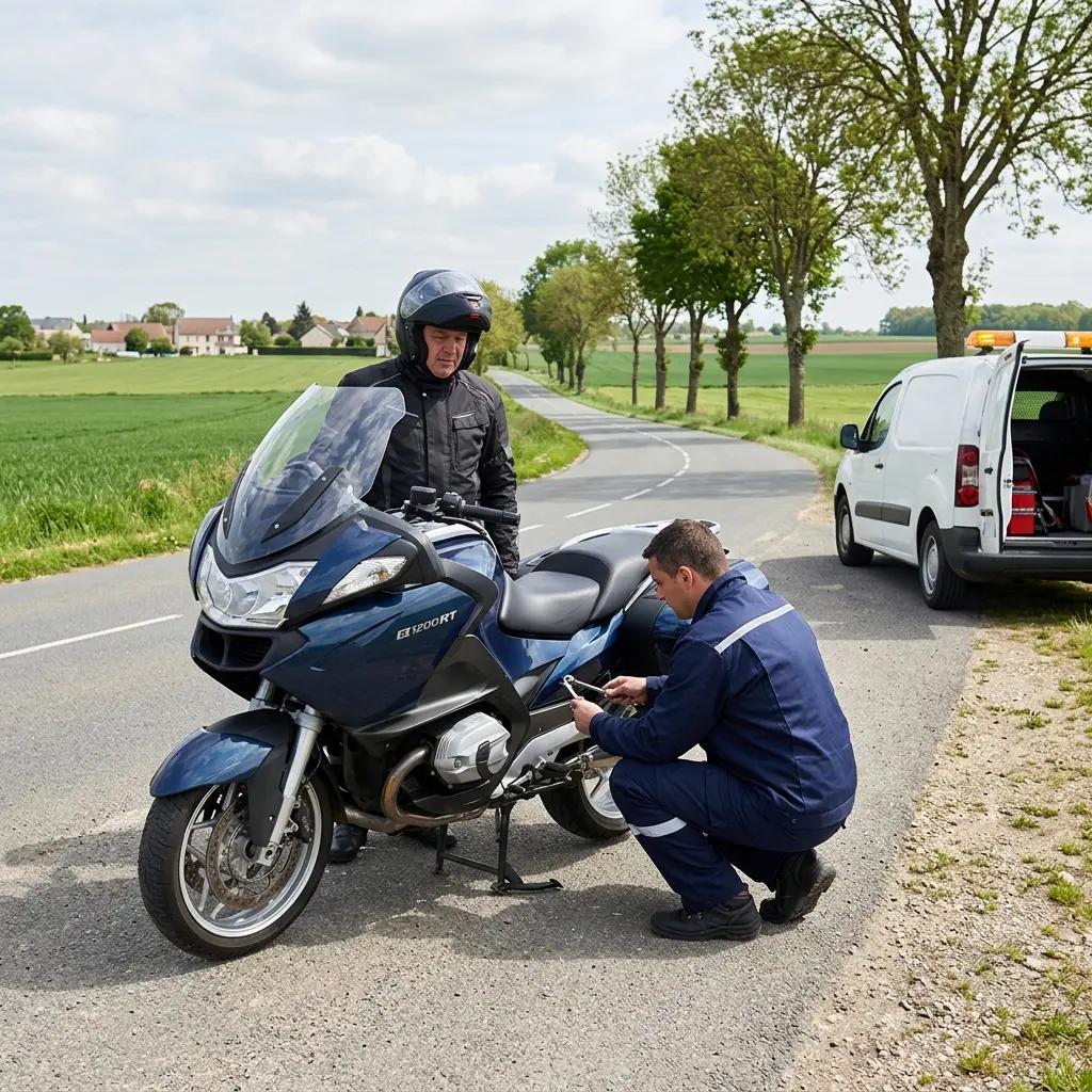 Comment se déroule un dépannage moto à Coulommiers ?