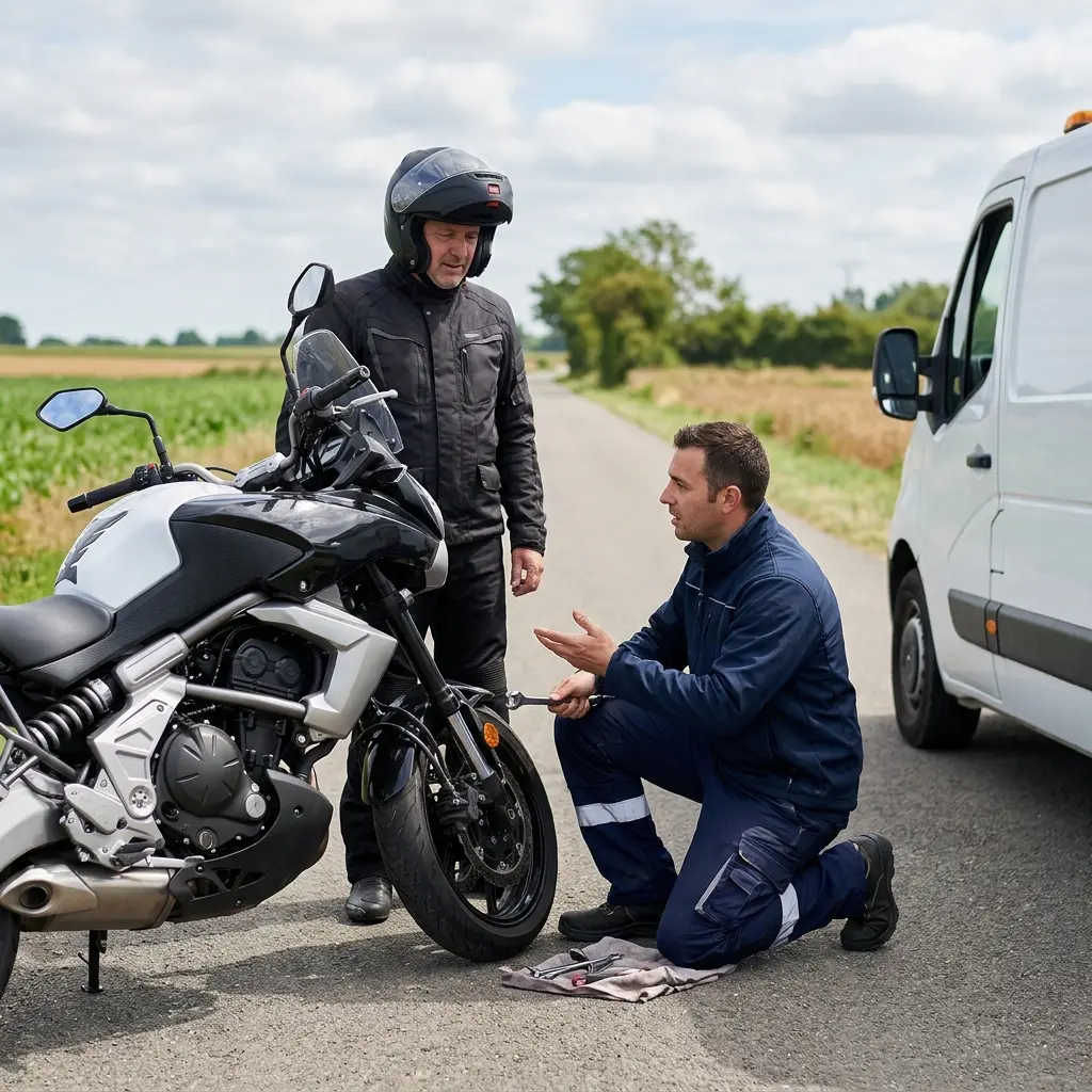 Votre partenaire de confiance pour le dépannage moto à Mouroux