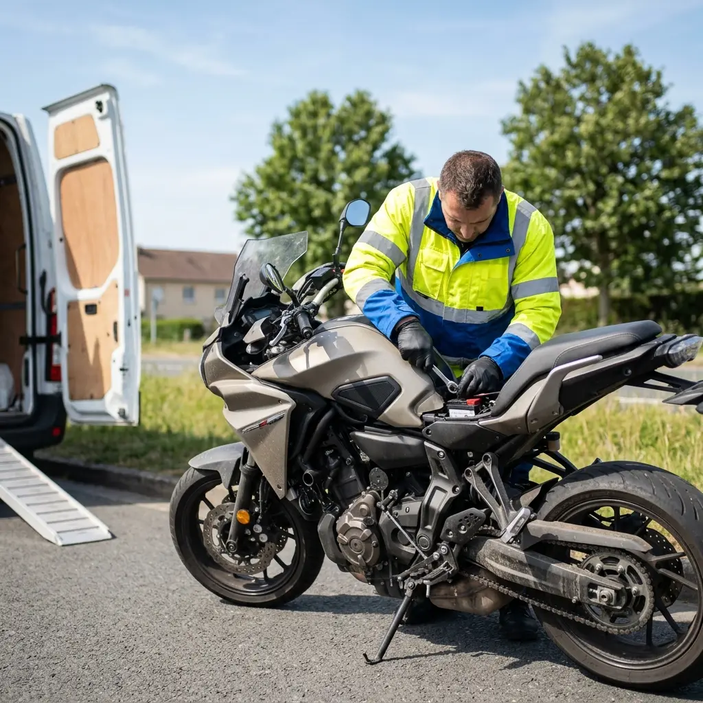 Dépannage moto Lieusaint (77127)