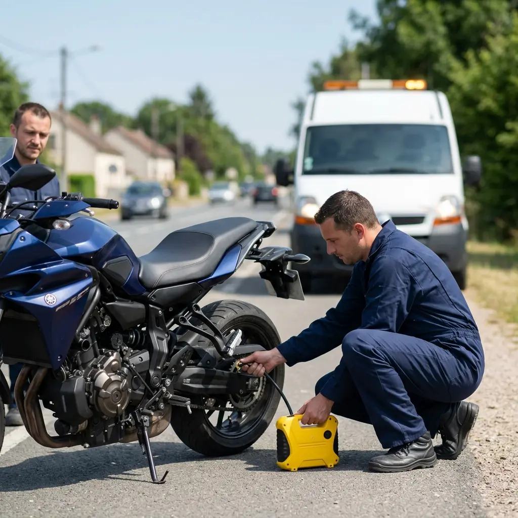 Comment réagir en cas de panne de moto à Pontcarré ?