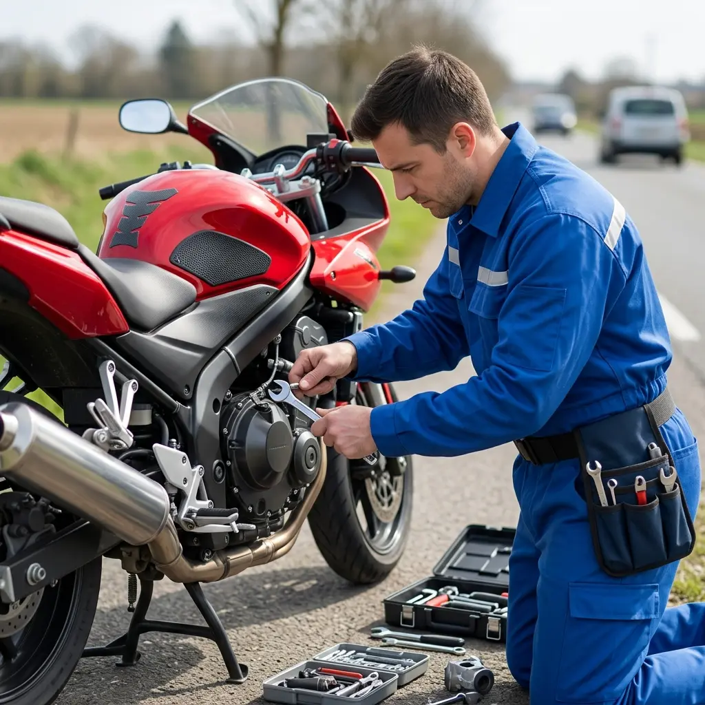 Comment se déroule le dépannage moto à Nemours ?