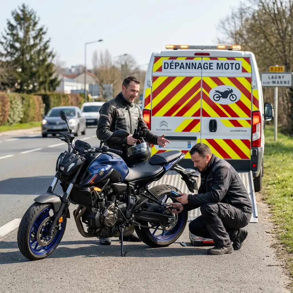 Les bons réflexes quand votre moto vous lâche à Montévrain