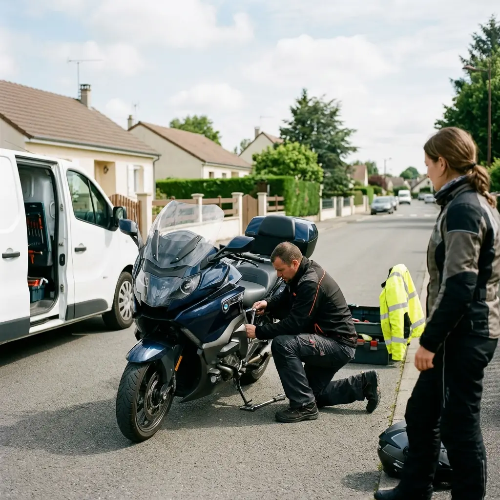 Les bons gestes en cas de panne de moto