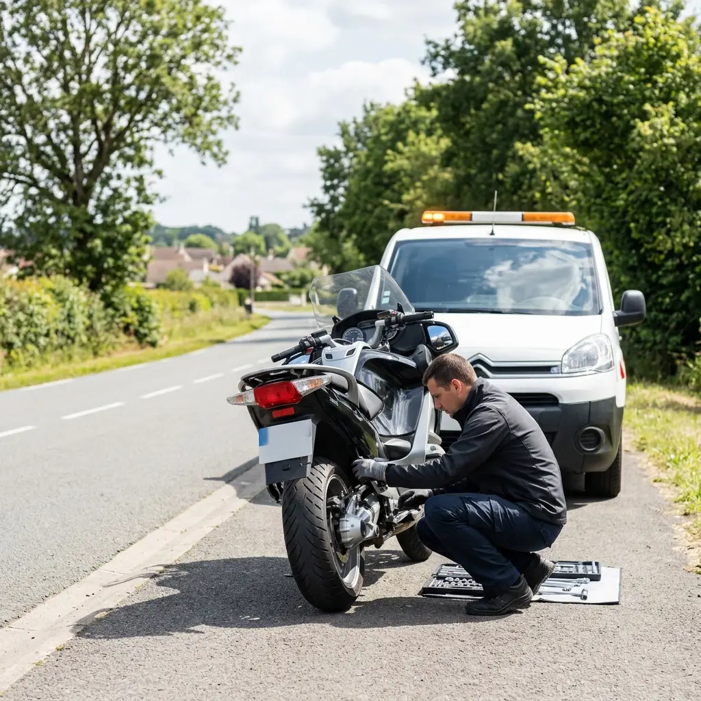 Une assistance moto fiable pour reprendre la route sereinement