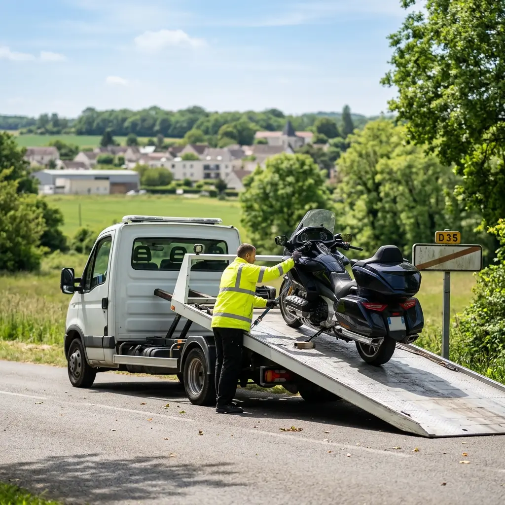 Besoin d'un dépannage moto rapide à Lésigny ?