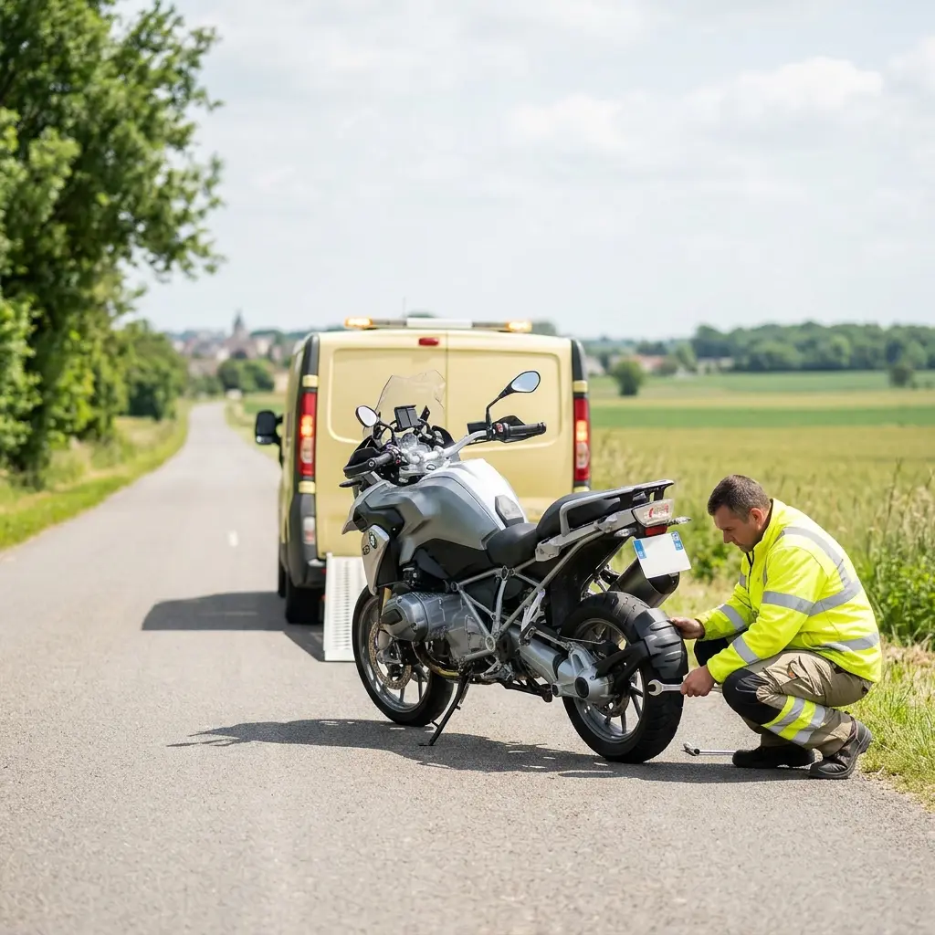 Dépannage moto Ferrières-en-Brie (77164)