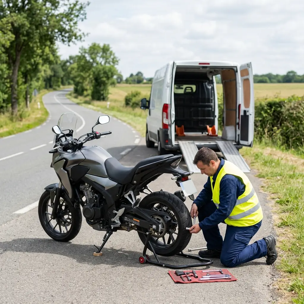 Une assistance moto professionnelle et transparente