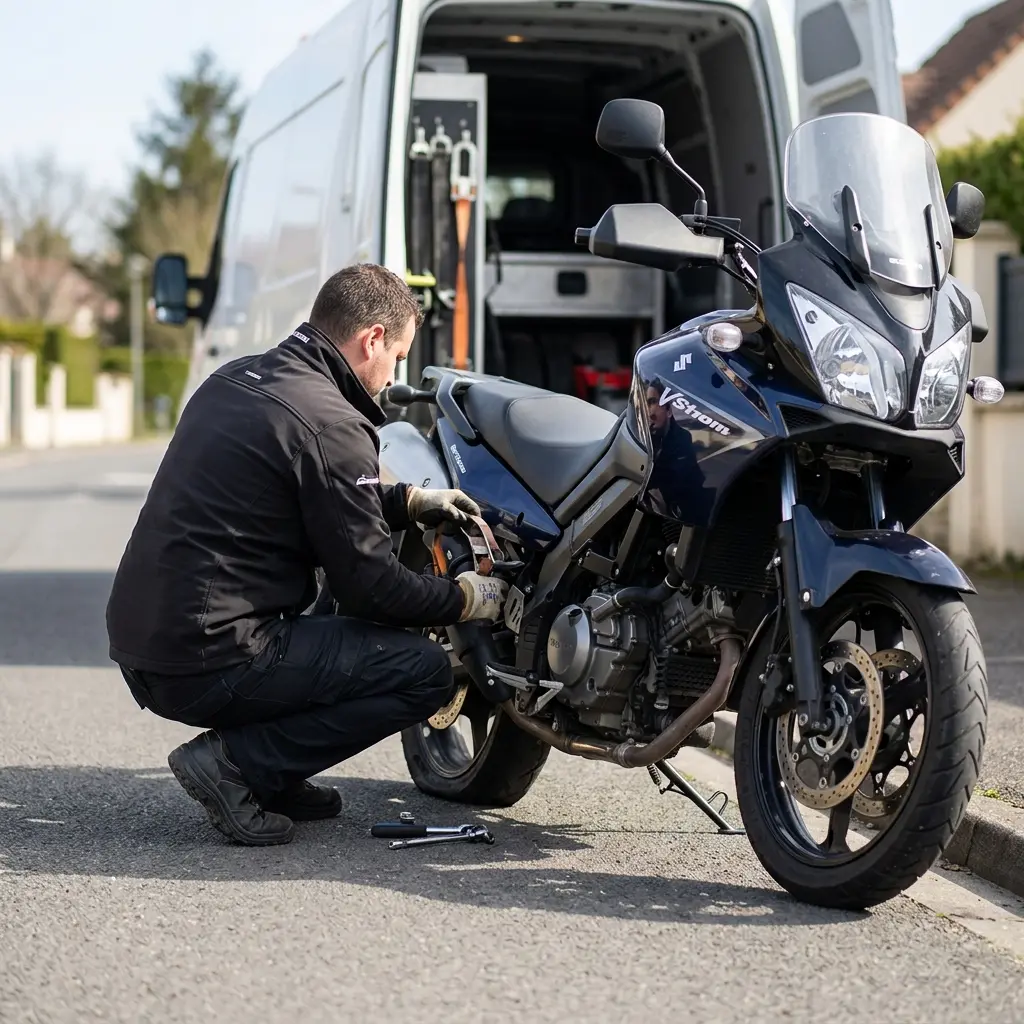 Une assistance moto fiable et rapide pour reprendre la route