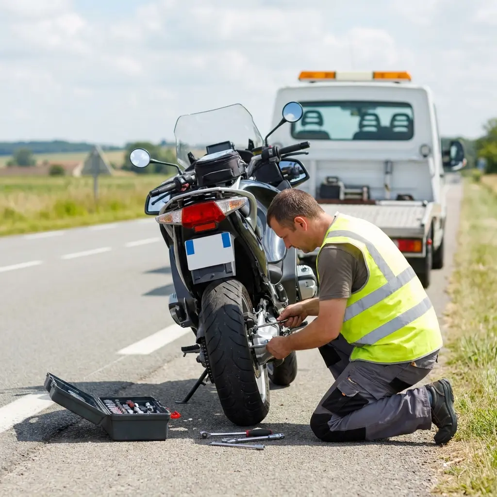 Besoin d'un dépannage moto rapide à Oissery ?