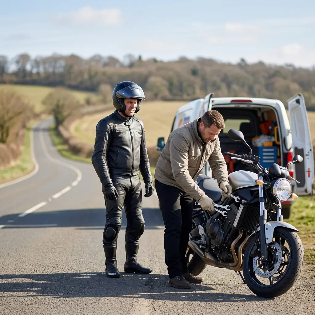 Un service de dépannage moto transparent et professionnel