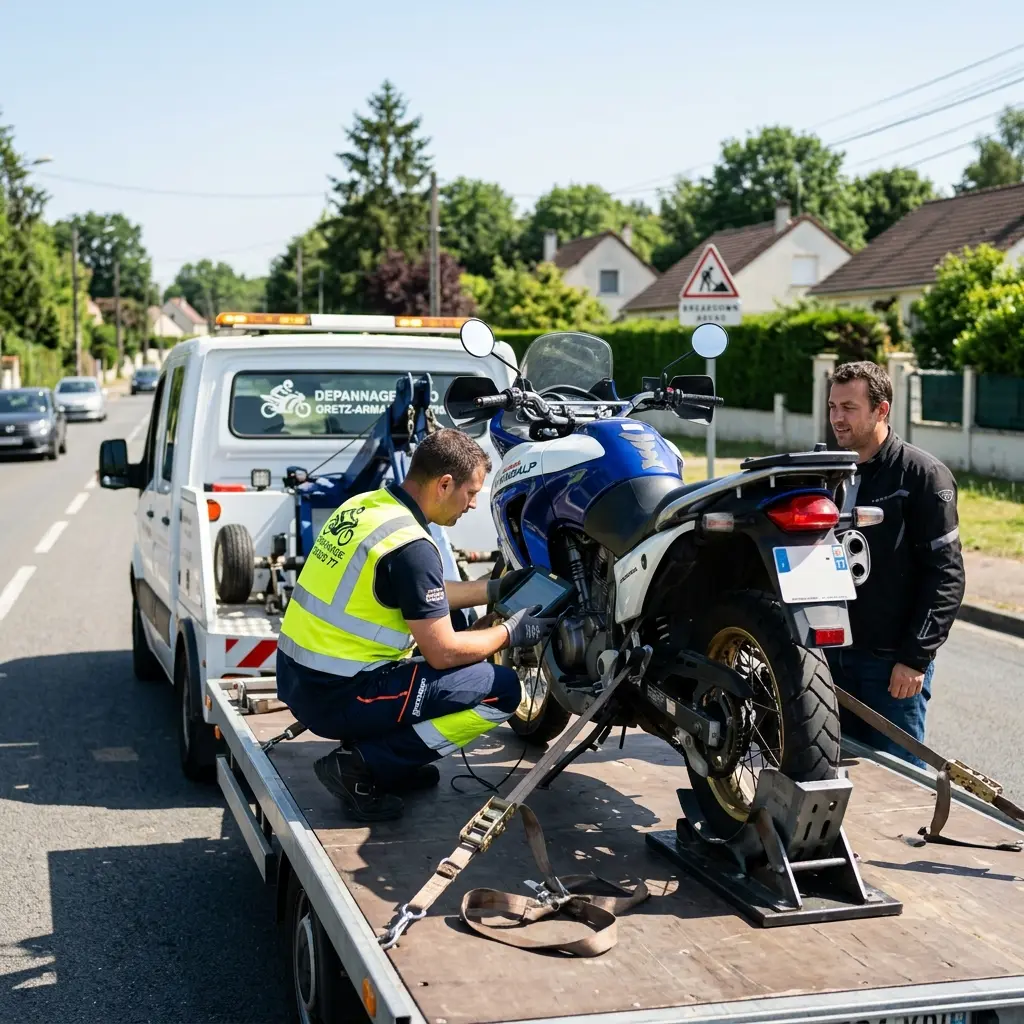 Dépannage moto Gretz-Armainvilliers (77220)