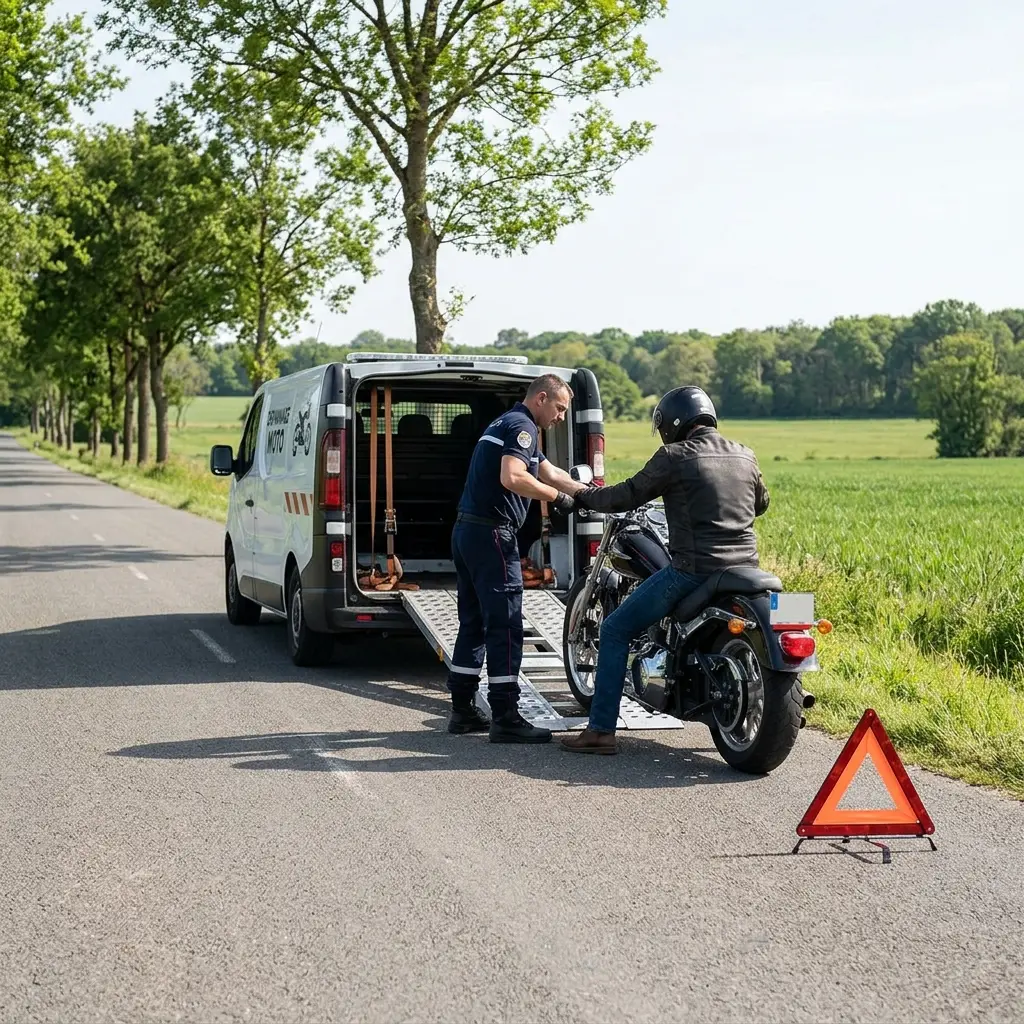 Un service de remorquage moto fiable et transparent