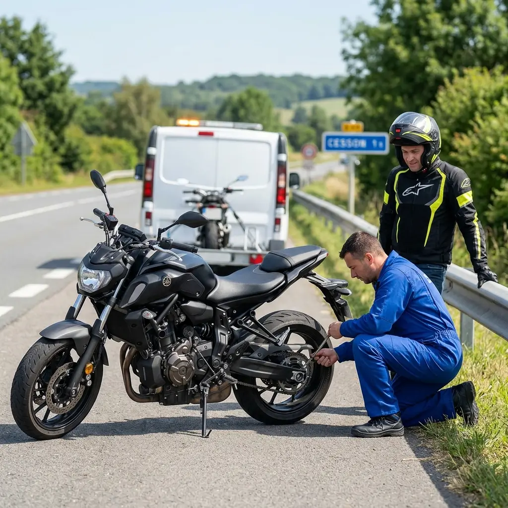 Une assistance moto professionnelle pour rouler l'esprit léger