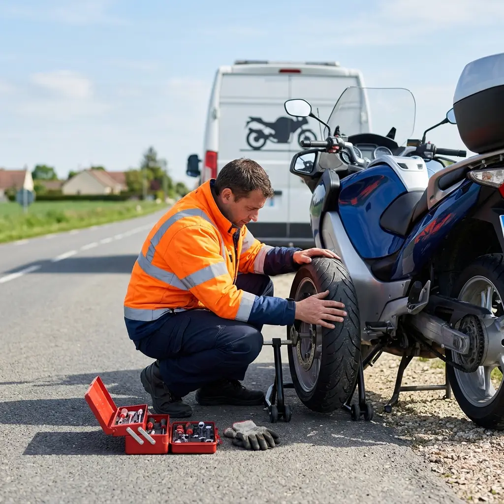 Une assistance moto fiable pour reprendre la route sereinement