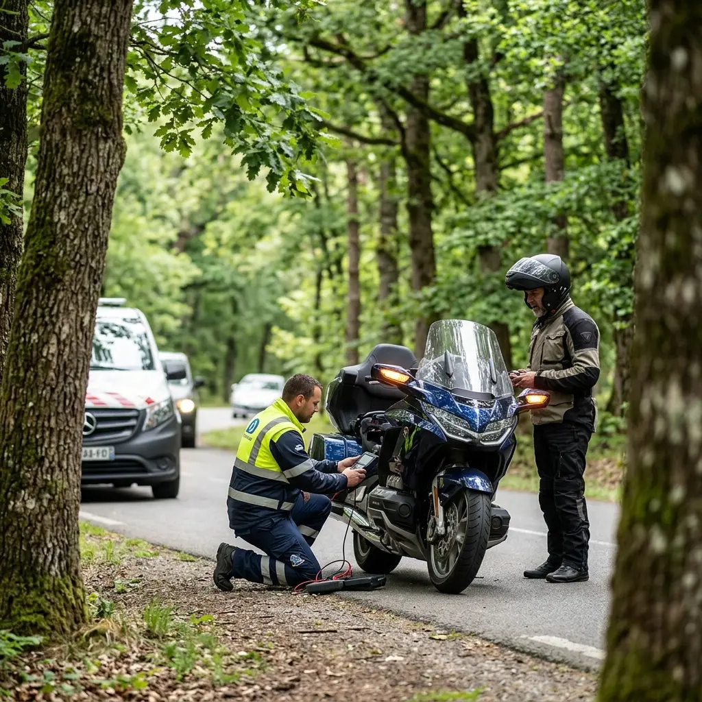 Pourquoi choisir notre service de dépannage moto à Fontainebleau ?