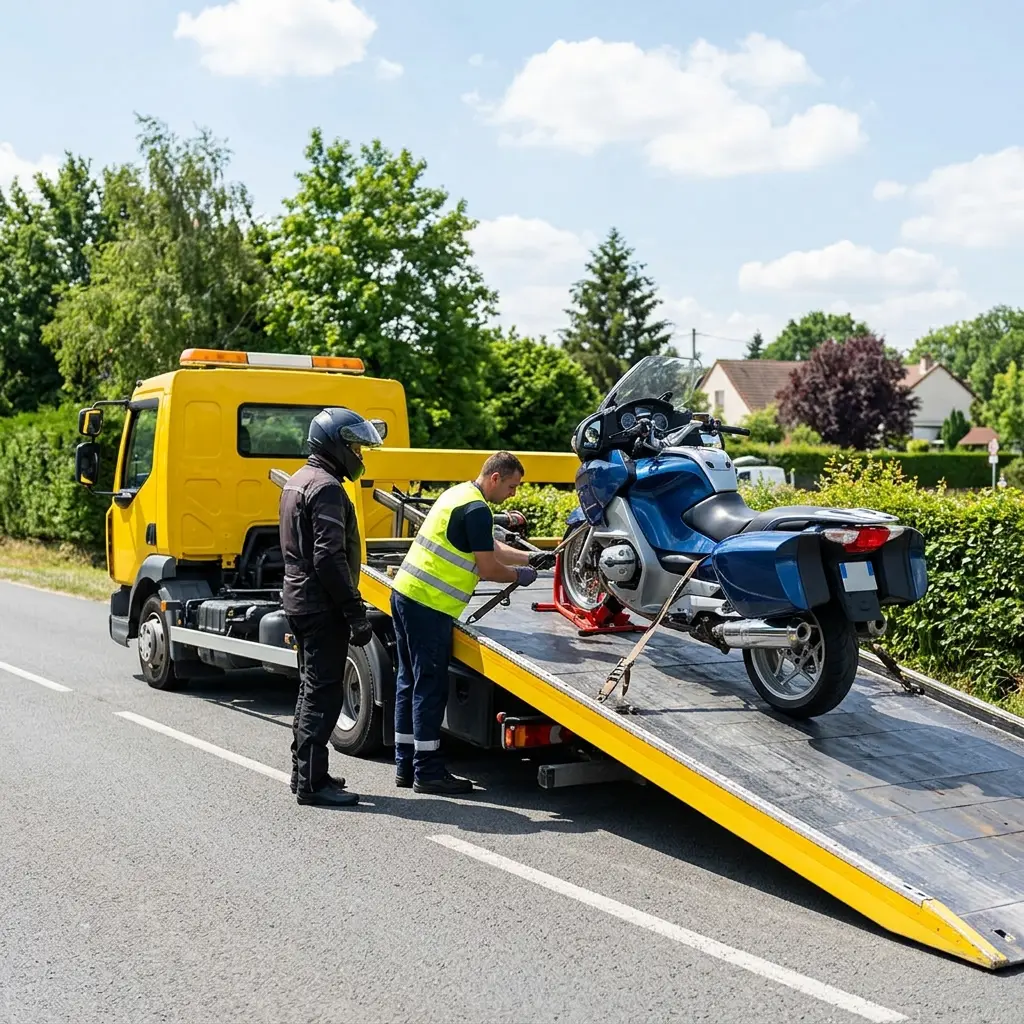 Assistance moto professionnelle et réactive