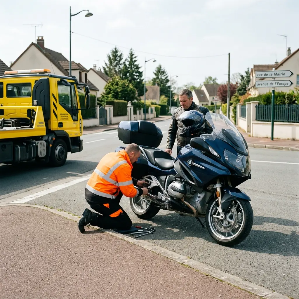 Dépannage moto Saint-Fargeau-Ponthierry (77310)