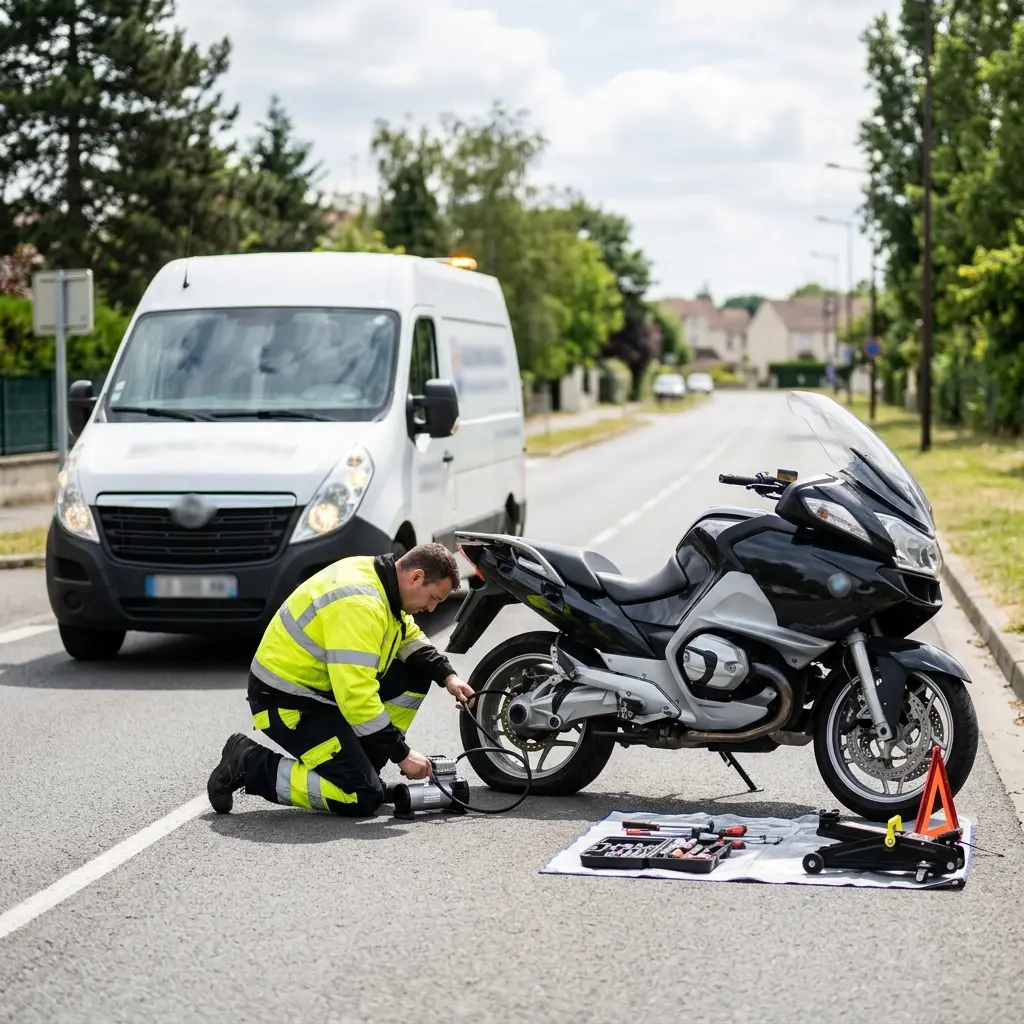 Gestes utiles lors d'une panne à Vaires-sur-Marne