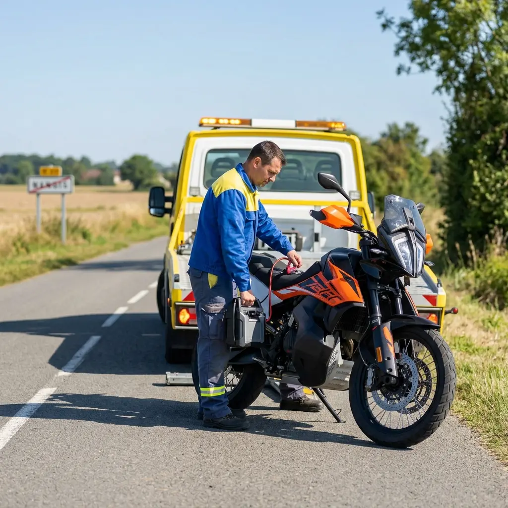 Une assistance moto transparente et disponible 7j/7 et 24h/24