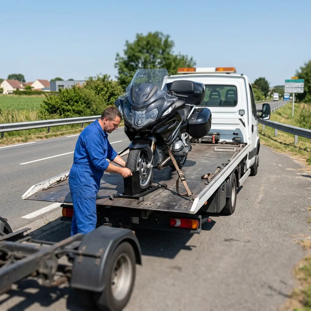 Précautions lors d'une panne de moto