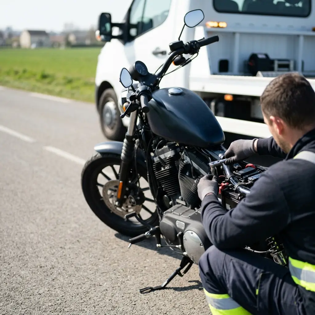 Les gestes essentiels en cas de panne de moto