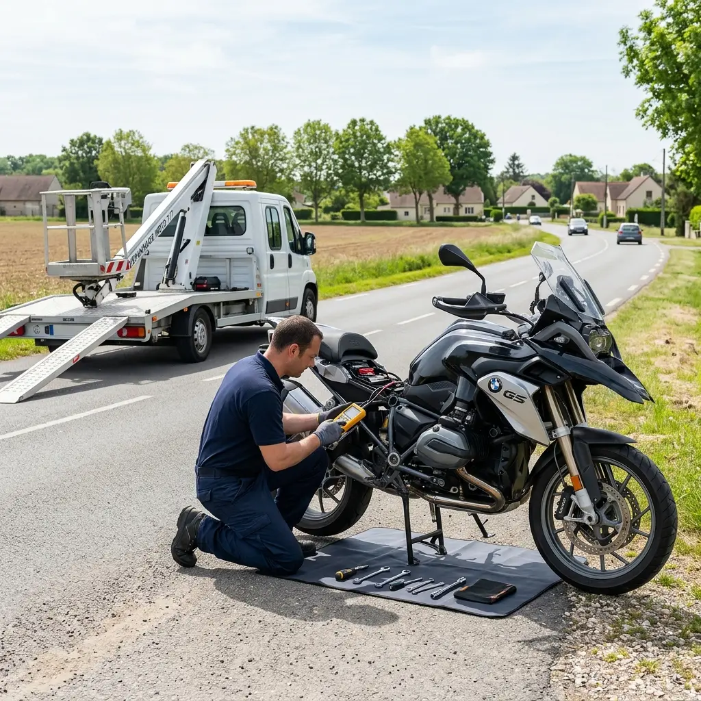 Besoin d'un dépannage moto rapide à Annet-sur-Marne ?