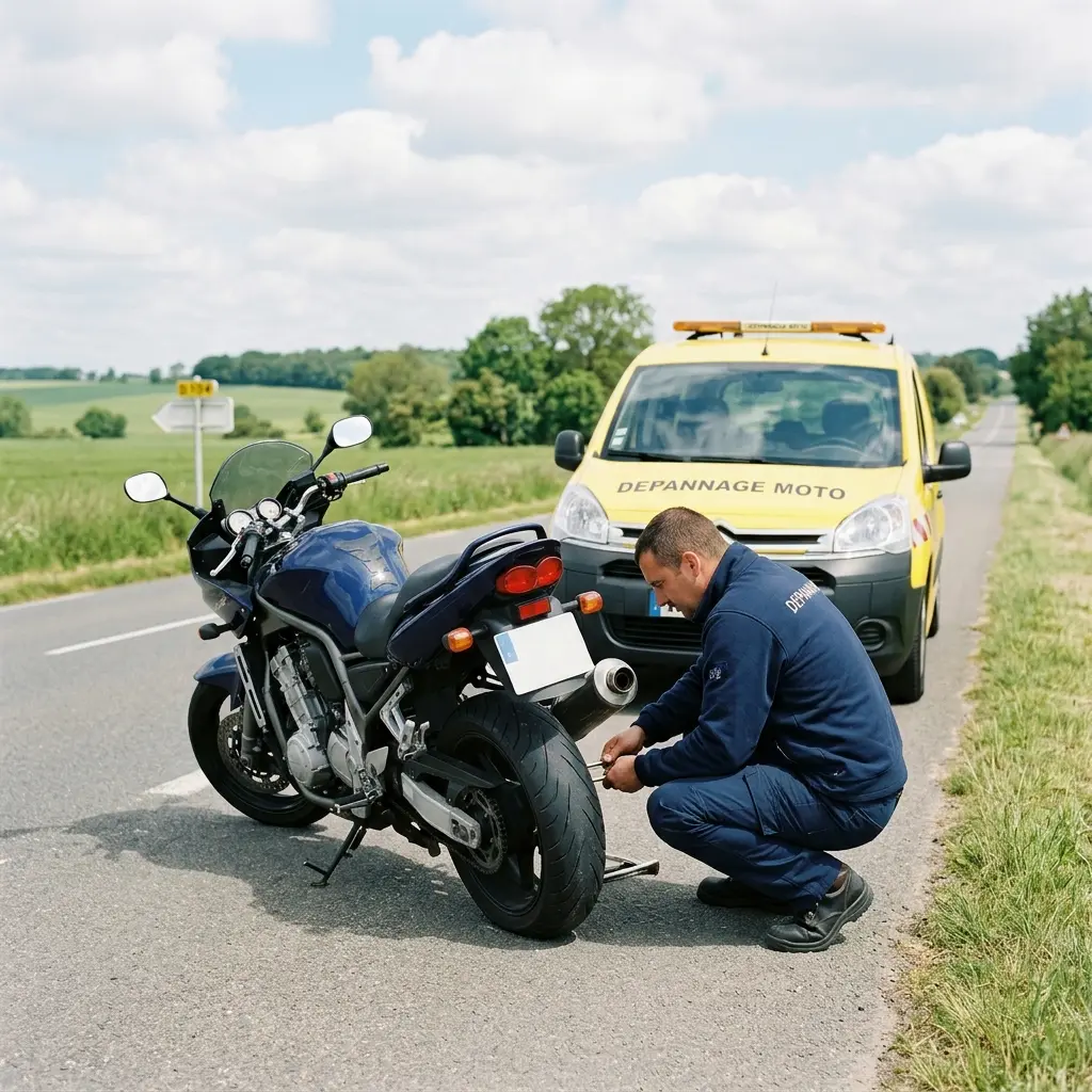 Dépannage moto Villevaudé (77410)