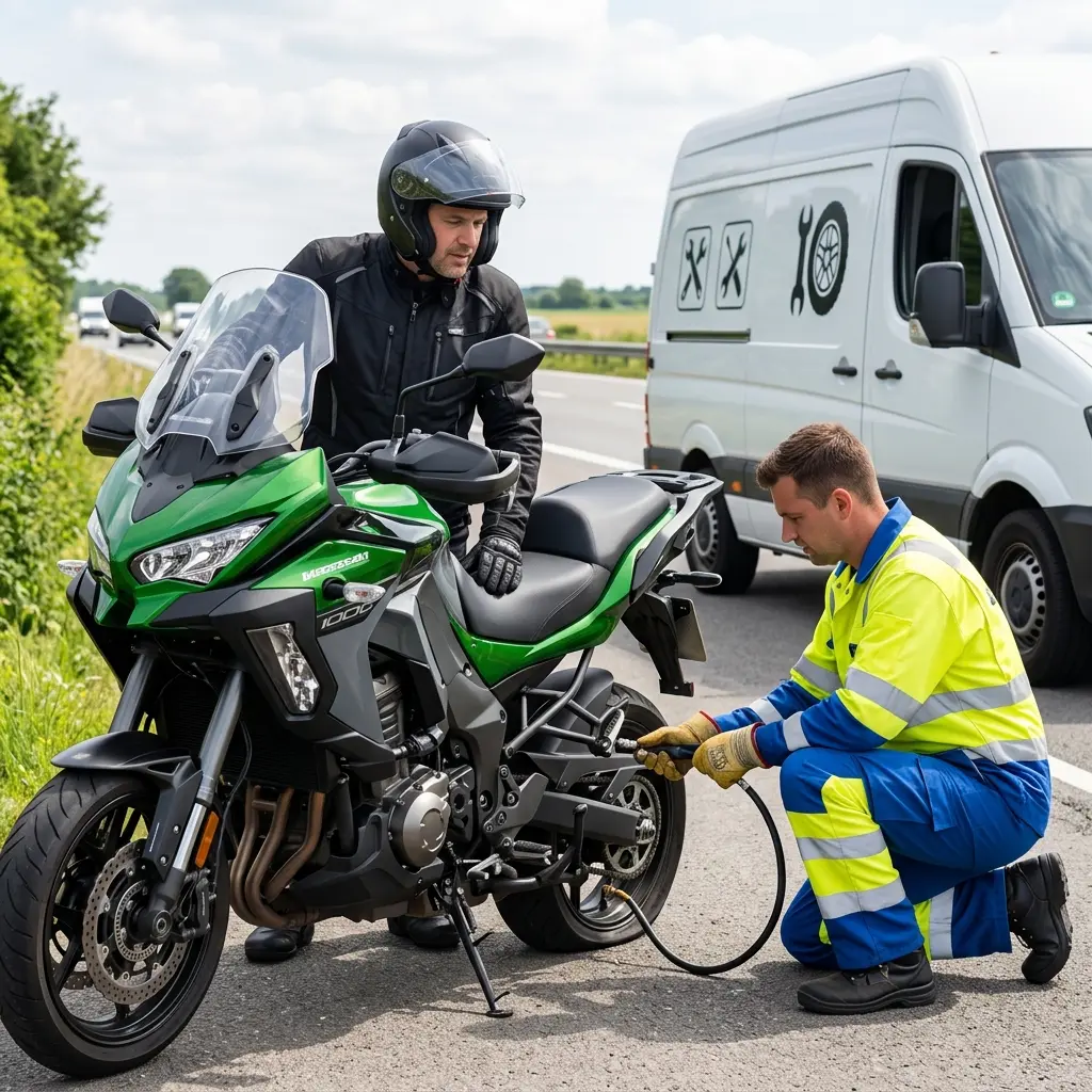Un service de dépannage moto professionnel et transparent