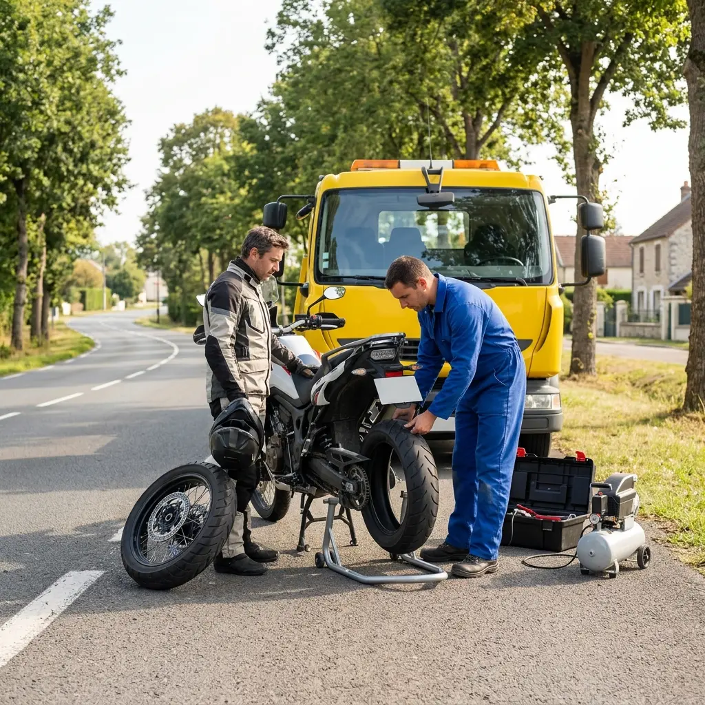 Un service de remorquage moto fiable et transparent